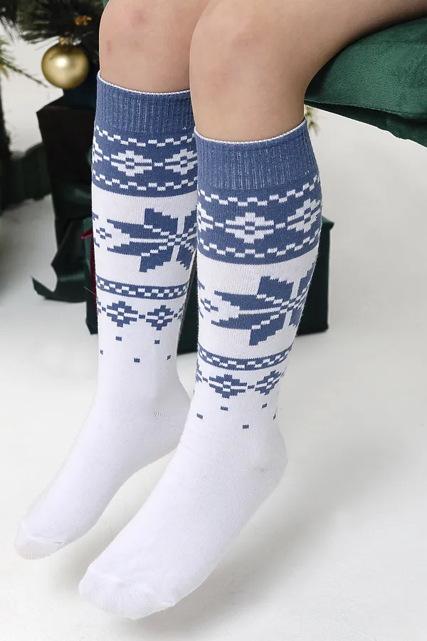 Гольфы детские Камилла (набор 2 пары) НАТАЛИ, джинс - фото 2