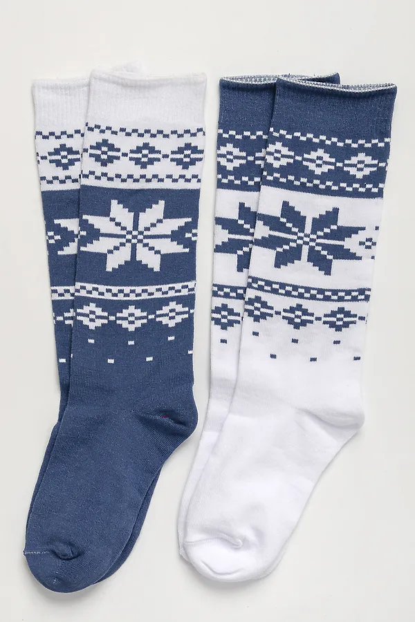 Гольфы детские Камилла (набор 2 пары) НАТАЛИ, джинс - фото 2