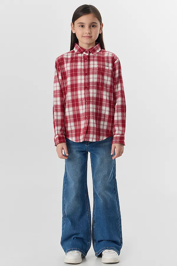 Рубашка MARK FORMELLE, красная клетка - фото 2