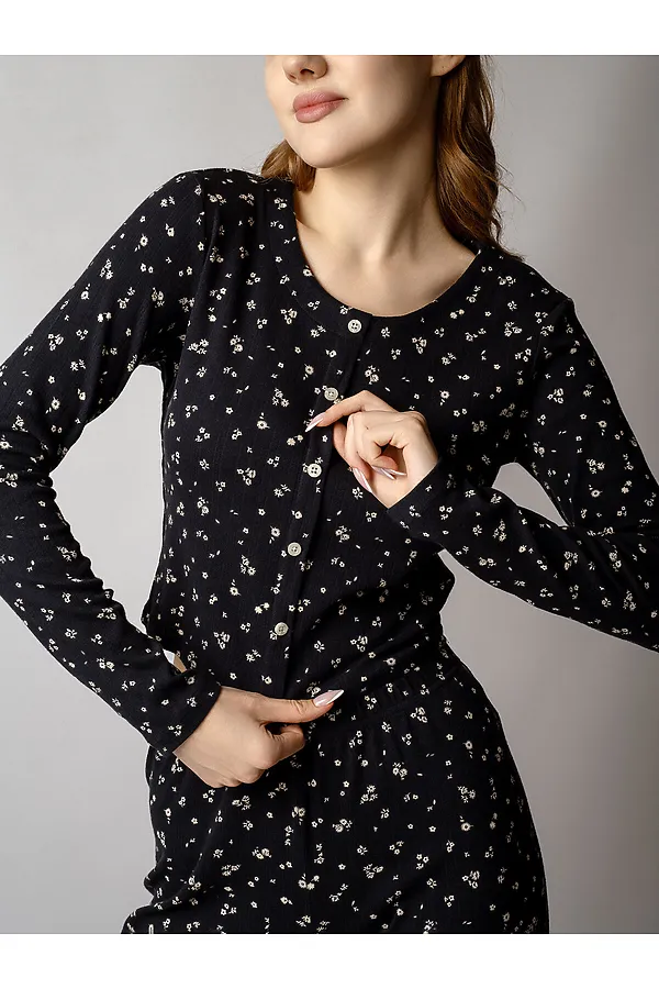 Пижама INDEFINI, черный - фото 2