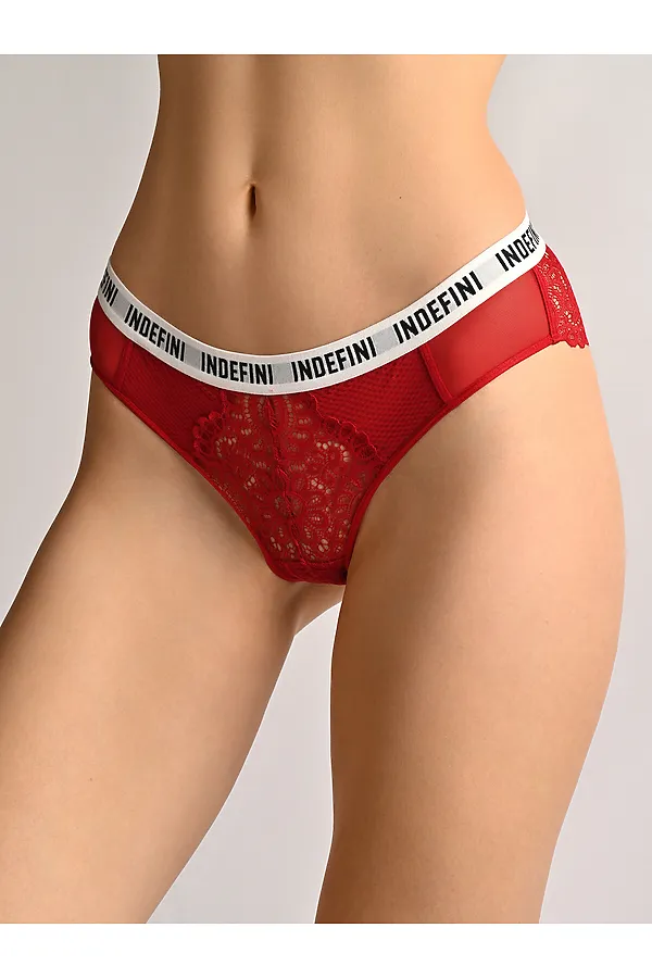 Трусы INDEFINI, красный - фото 2
