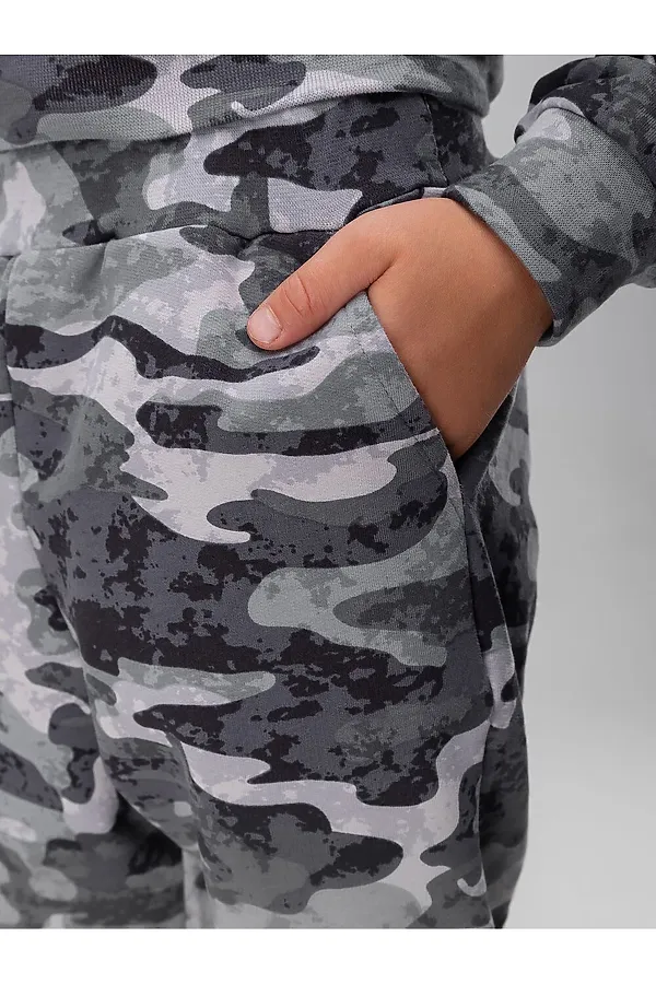Костюм (Худи+Брюки) BODO, темно-серый камуфляж - фото 2