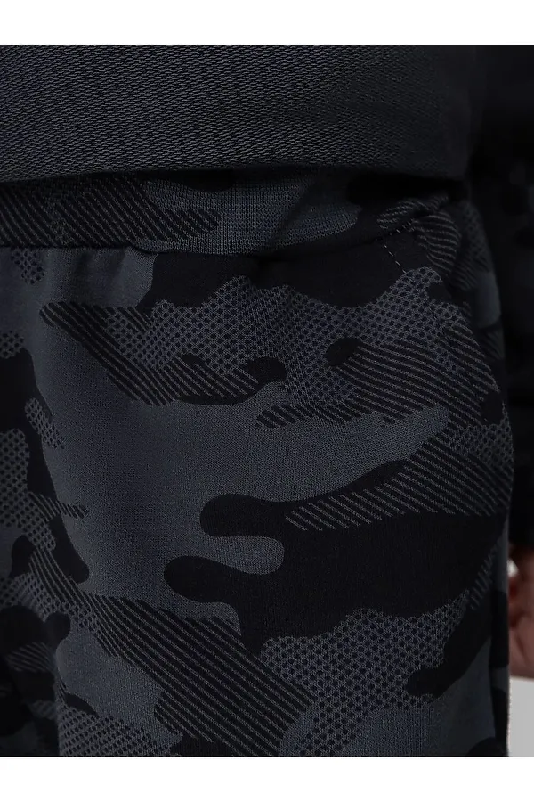 Костюм (Худи+Брюки) BODO, серый камуфляж - фото 2