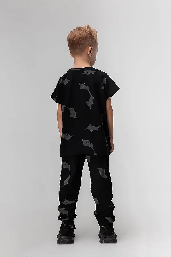 Костюм (Футболка+Брюки) BODO-S, черный (темно-серый) - фото 2