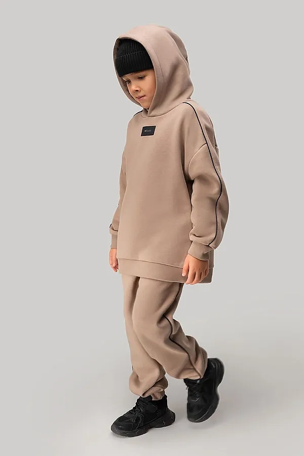 Костюм (Худи+Брюки) BODO-S, бежевый - фото 2