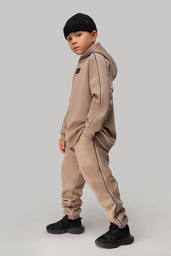 Костюм (Худи+Брюки) BODO-S, бежевый - фото 2