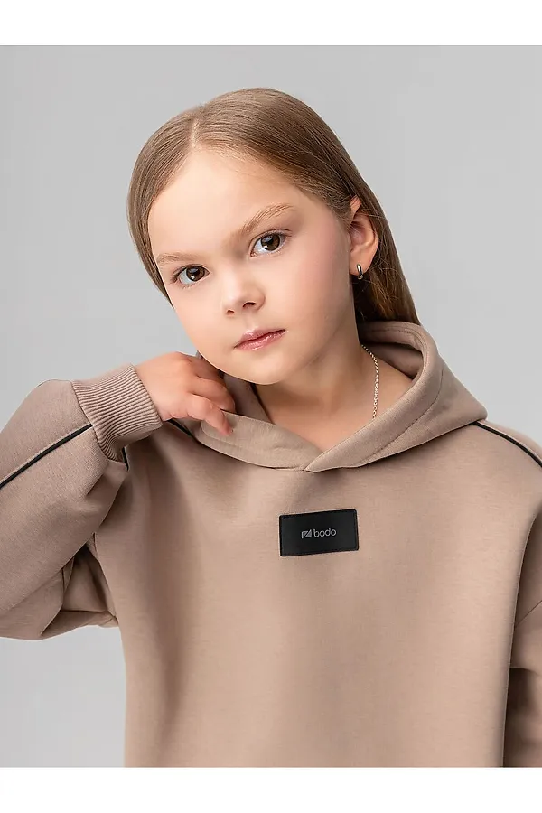 Костюм (Худи+Брюки) BODO-S, бежевый - фото 2