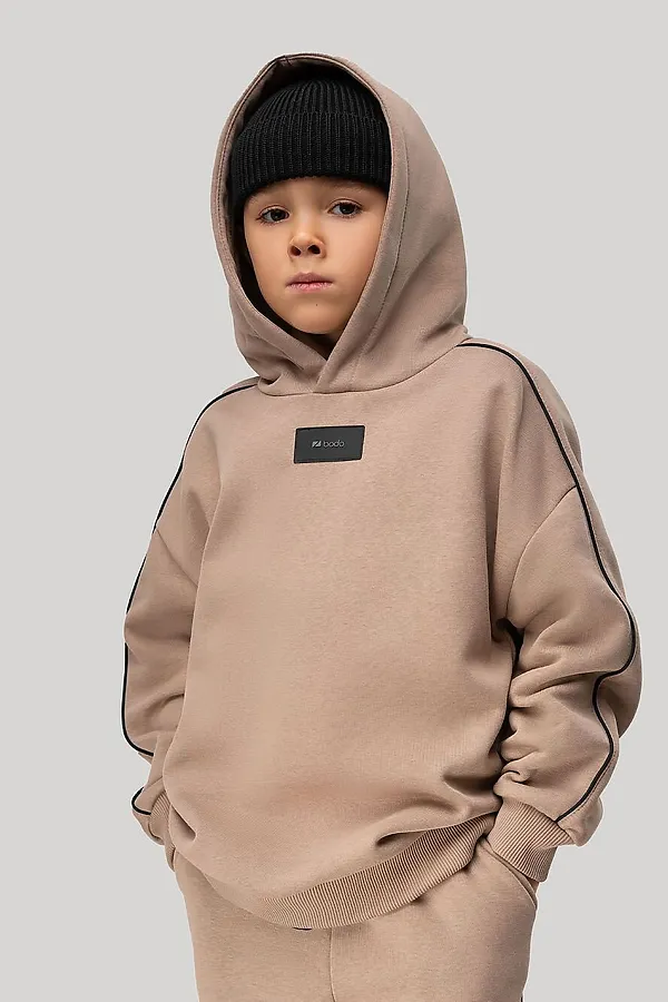 Костюм (Худи+Брюки) BODO-S, бежевый - фото 2