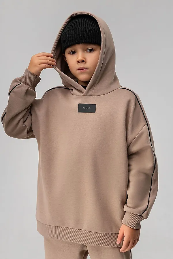 Костюм (Худи+Брюки) BODO-S, бежевый - фото 2