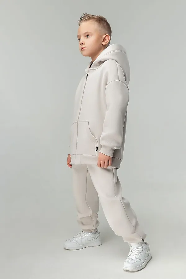 Костюм (Толстовка+Брюки) BODO, жемчужный - фото 2