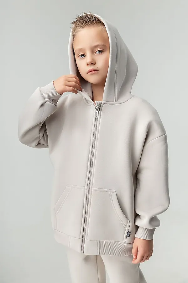 Костюм (Толстовка+Брюки) BODO, жемчужный - фото 2