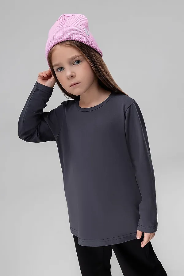 Лонгслив BODO-S, темно-серый - фото 2