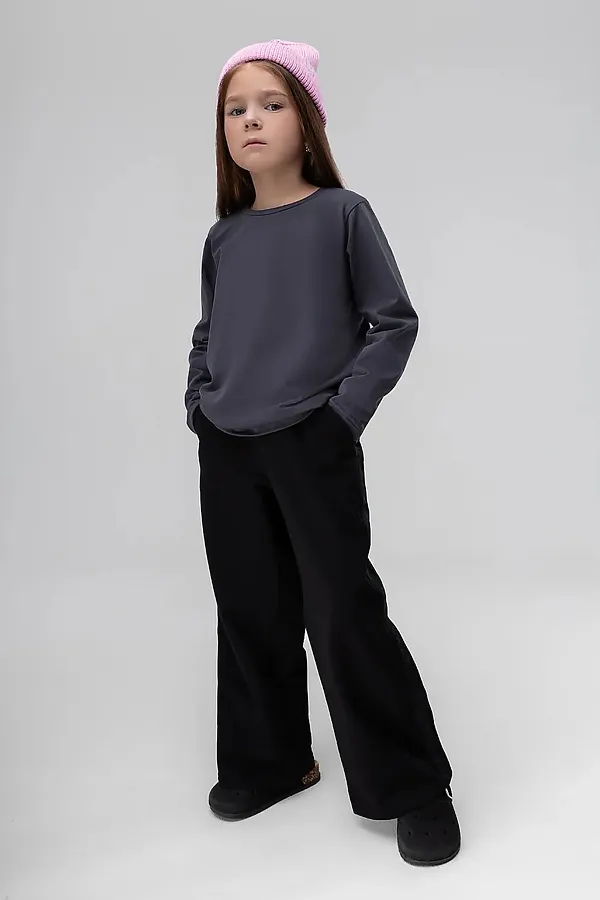 Лонгслив BODO-S, темно-серый - фото 2