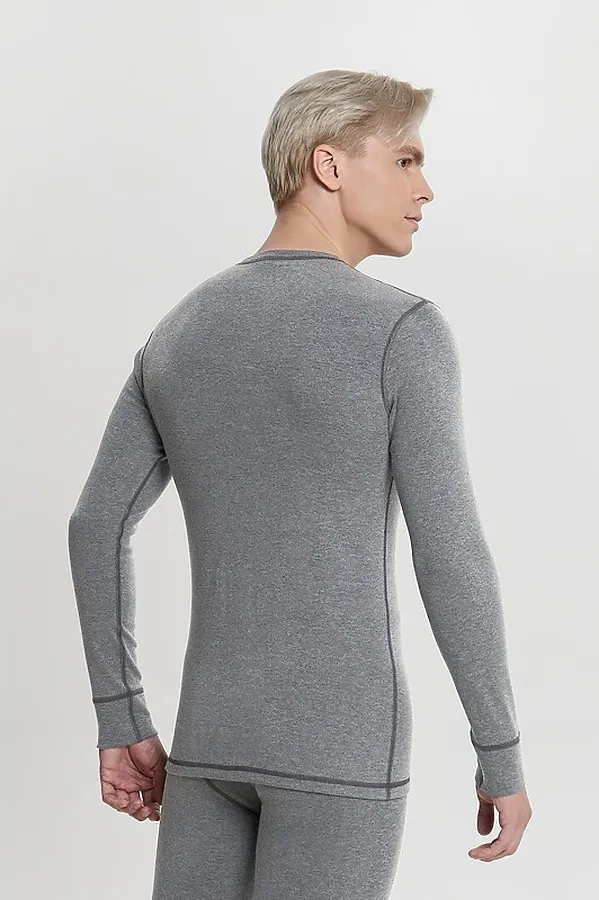 Лонгслив OXOUNO, серый - фото 2