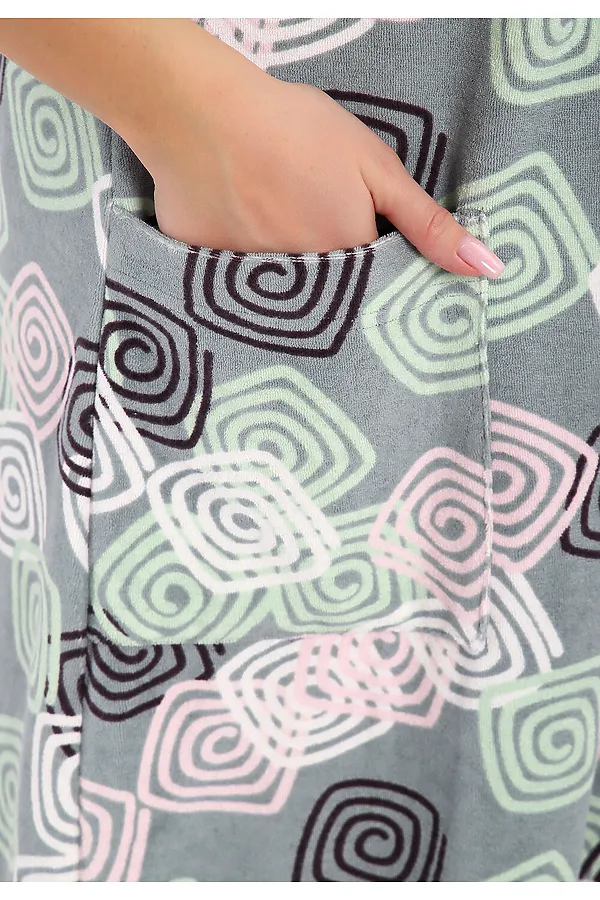 Халат махра 513 НАТАЛИ, фисташковый - фото 2