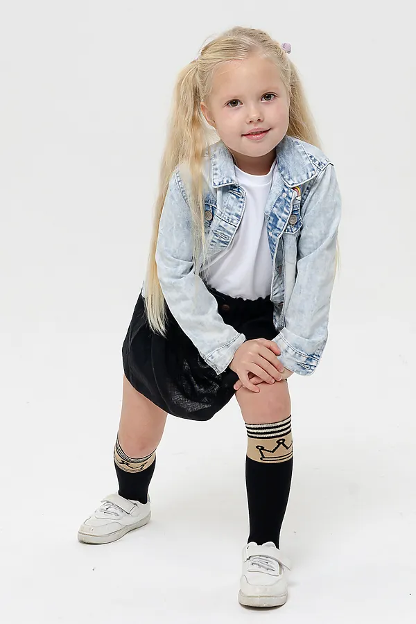 Детские гольфы Корона (набор 2 пары) НАТАЛИ, бежевый - фото 2