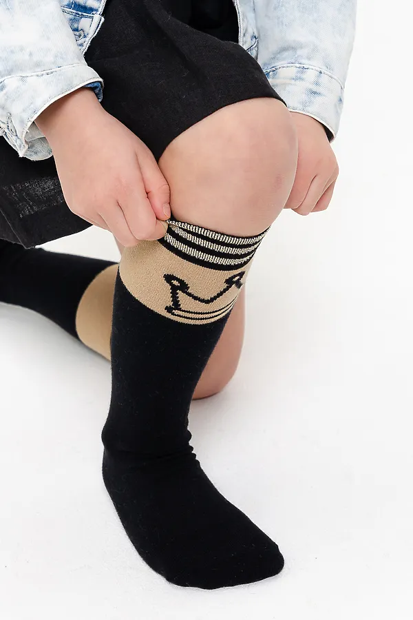 Детские гольфы Корона (набор 2 пары) НАТАЛИ, бежевый - фото 2