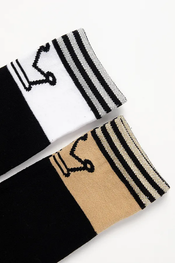 Детские гольфы Корона (набор 2 пары) НАТАЛИ, бежевый, белый - фото 2