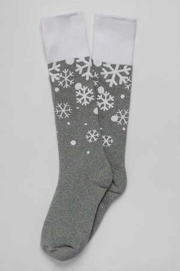 Детские гольфы Снежинка (набор 2 пары) НАТАЛИ, олива - фото 2