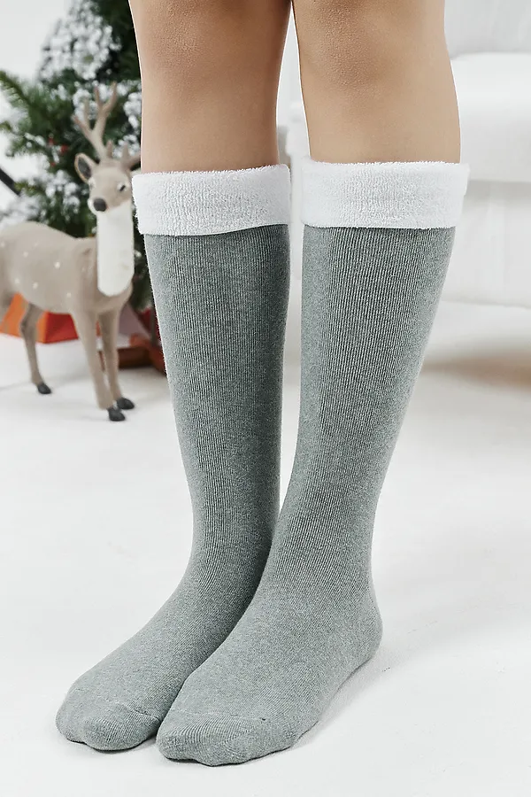 Детские гольфы Снежинка (набор 2 пары) НАТАЛИ, олива - фото 2