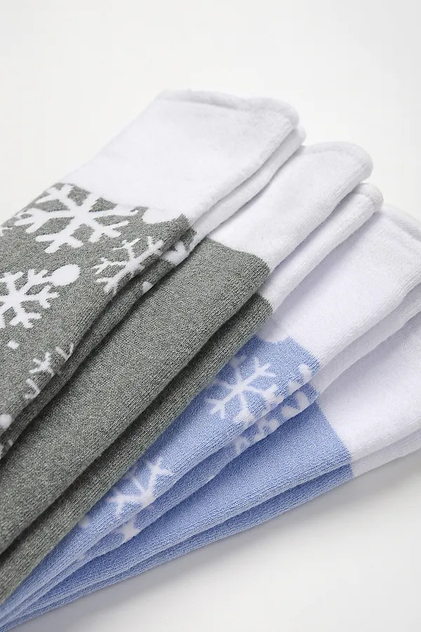 Детские гольфы Снежинка (набор 2 пары) НАТАЛИ, олива - фото 2