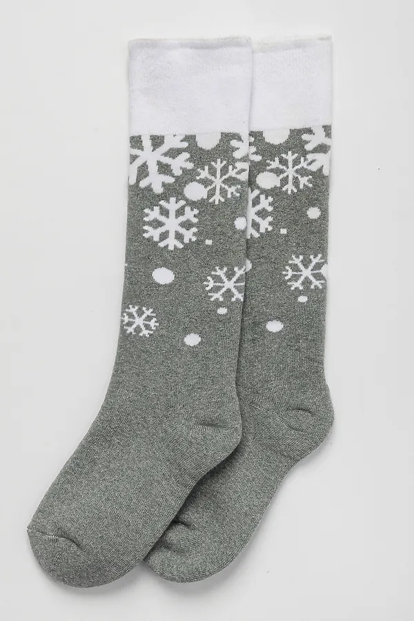 Детские гольфы Снежинка (набор 2 пары) НАТАЛИ, олива - фото 2