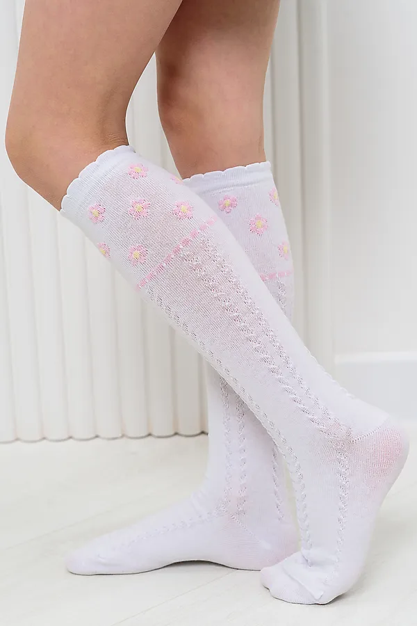 Детские гольфы Незабудка (набор 2 пары) НАТАЛИ, белый - фото 2