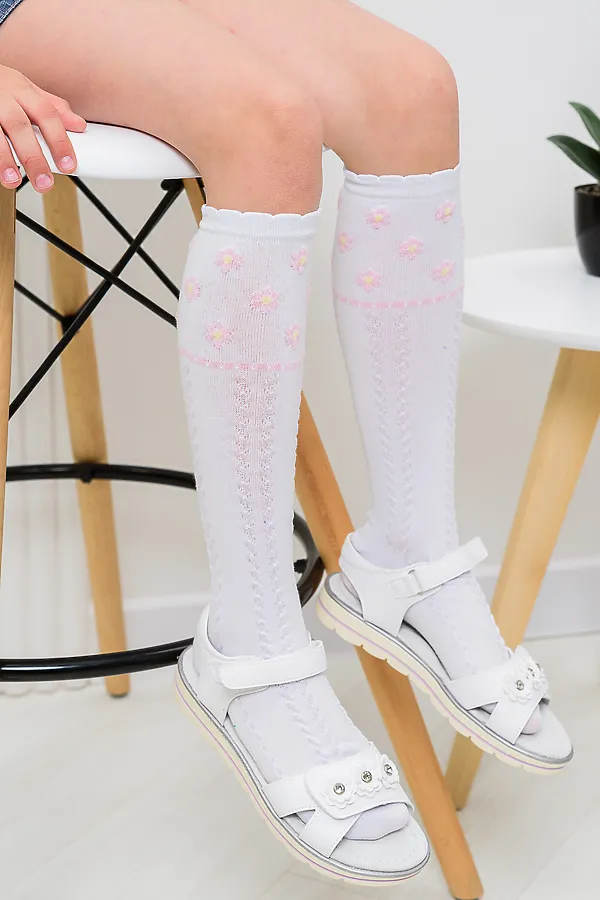 Детские гольфы Незабудка (набор 2 пары) НАТАЛИ, белый - фото 2