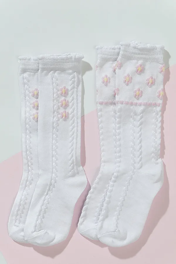 Детские гольфы Незабудка (набор 2 пары) НАТАЛИ, белый - фото 2