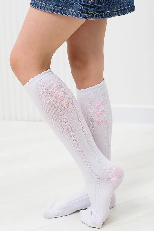 Детские гольфы Незабудка (набор 2 пары) НАТАЛИ, белый - фото 2