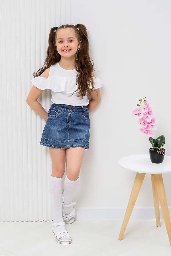 Детские гольфы Незабудка (набор 2 пары) НАТАЛИ, белый - фото 2