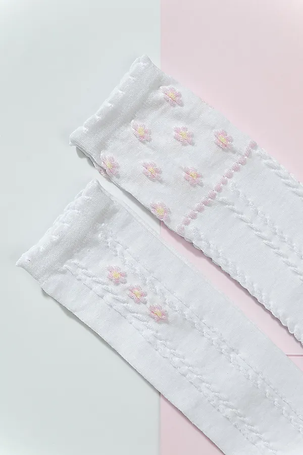 Детские гольфы Незабудка (набор 2 пары) НАТАЛИ, белый - фото 2