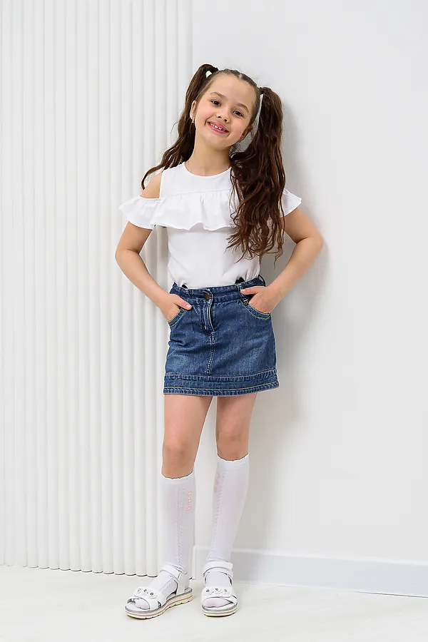 Детские гольфы Незабудка (набор 2 пары) НАТАЛИ, белый - фото 2