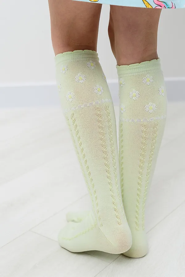 Детские гольфы Незабудка (набор 2 пары) НАТАЛИ, салатовый - фото 2