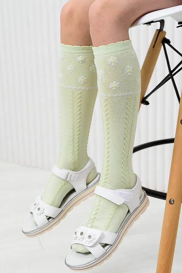 Детские гольфы Незабудка (набор 2 пары) НАТАЛИ, салатовый - фото 2