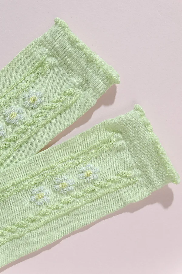 Детские гольфы Незабудка (набор 2 пары) НАТАЛИ, салатовый - фото 2