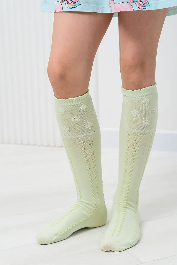 Детские гольфы Незабудка (набор 2 пары) НАТАЛИ, салатовый - фото 2