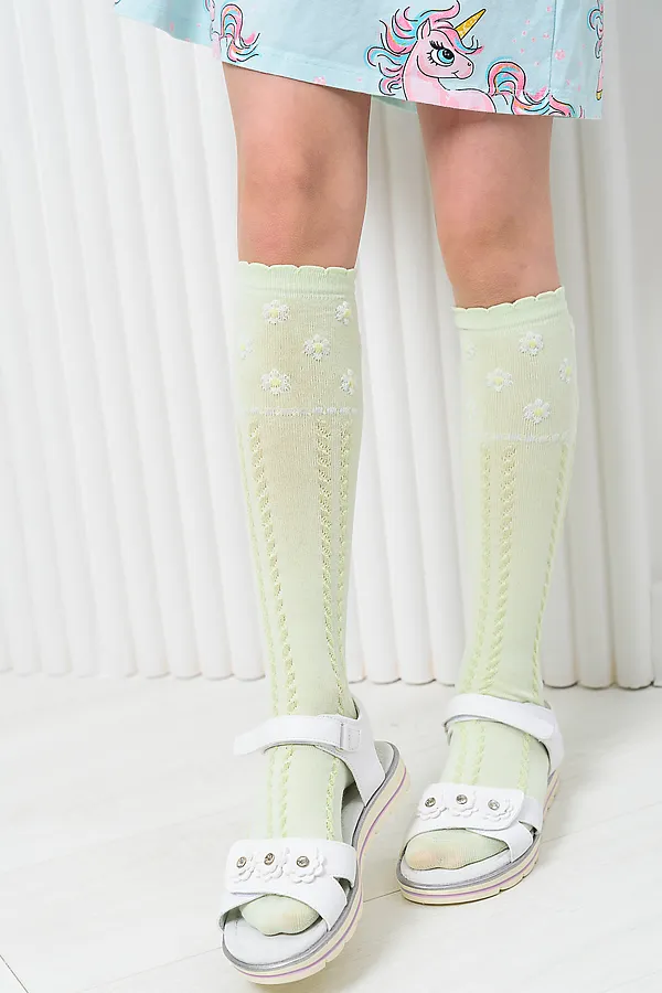 Детские гольфы Незабудка (набор 2 пары) НАТАЛИ, салатовый - фото 2