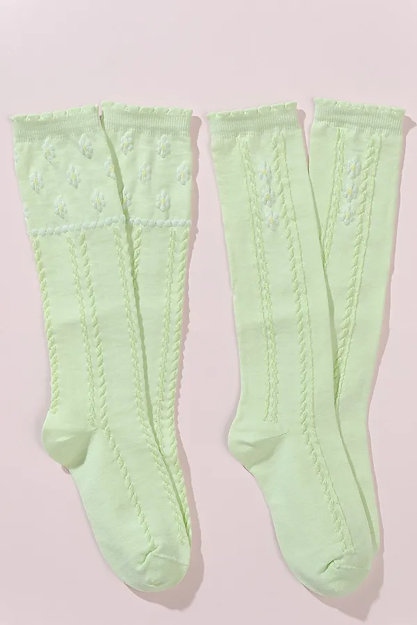 Детские гольфы Незабудка (набор 2 пары) НАТАЛИ, салатовый - фото 2