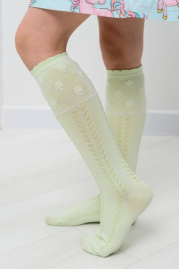 Детские гольфы Незабудка (набор 2 пары) НАТАЛИ, салатовый - фото 2