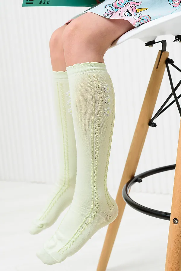 Детские гольфы Незабудка (набор 2 пары) НАТАЛИ, салатовый - фото 2