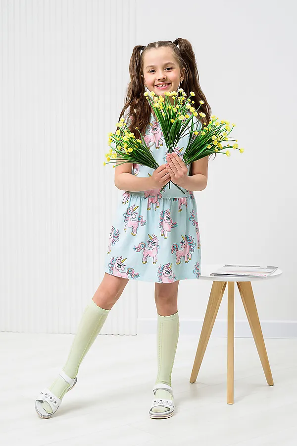 Детские гольфы Незабудка (набор 2 пары) НАТАЛИ, салатовый - фото 2