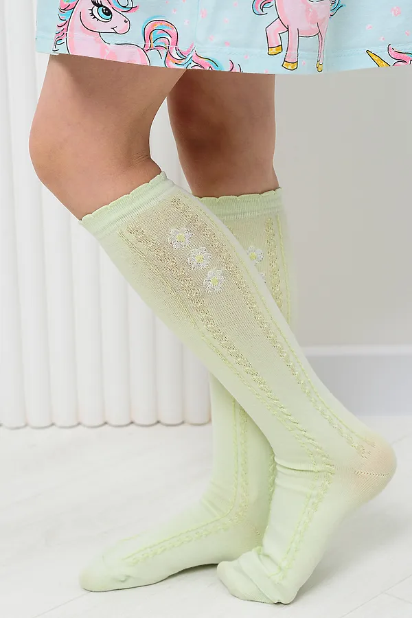 Детские гольфы Незабудка (набор 2 пары) НАТАЛИ, салатовый - фото 2