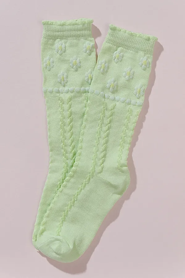 Детские гольфы Незабудка (набор 2 пары) НАТАЛИ, салатовый - фото 2