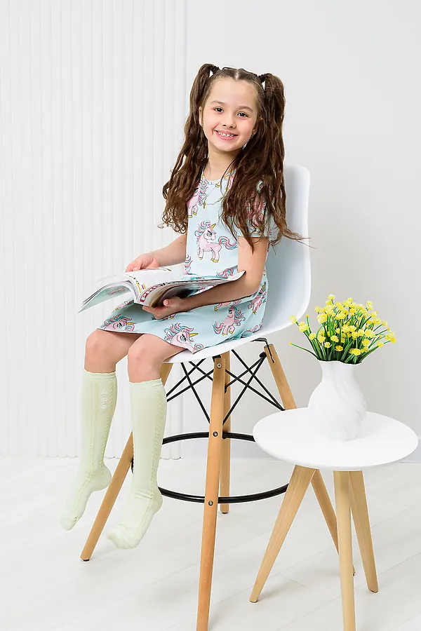 Детские гольфы Незабудка (набор 2 пары) НАТАЛИ, салатовый - фото 2