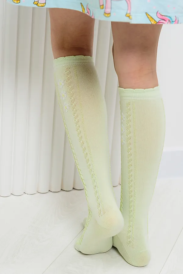 Детские гольфы Незабудка (набор 2 пары) НАТАЛИ, салатовый - фото 2