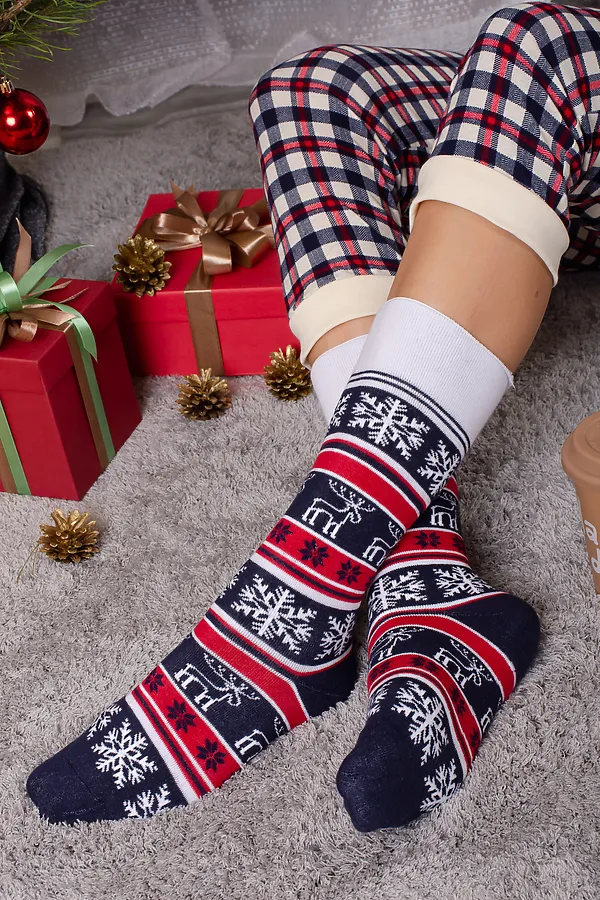 Детские гольфы Герда (набор 2 пары) НАТАЛИ, красный, синий - фото 2