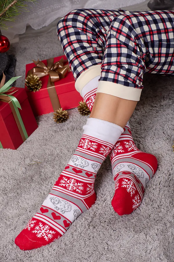 Детские гольфы Герда (набор 2 пары) НАТАЛИ, красный, синий - фото 2