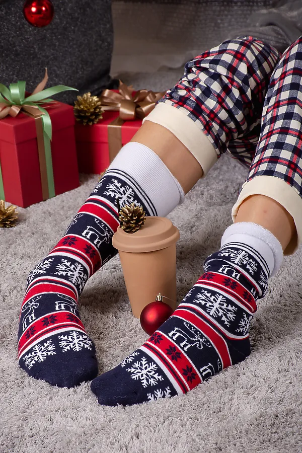 Детские гольфы Герда (набор 2 пары) НАТАЛИ, красный, синий - фото 2