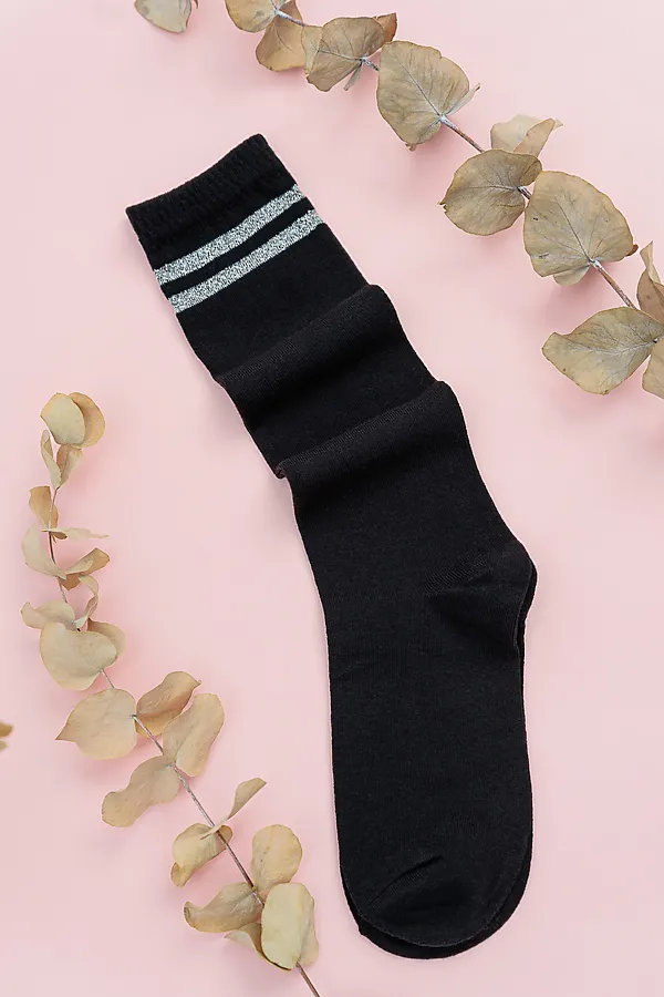 Гольфы Люрекс (набор 2 пары) НАТАЛИ, черный - фото 2